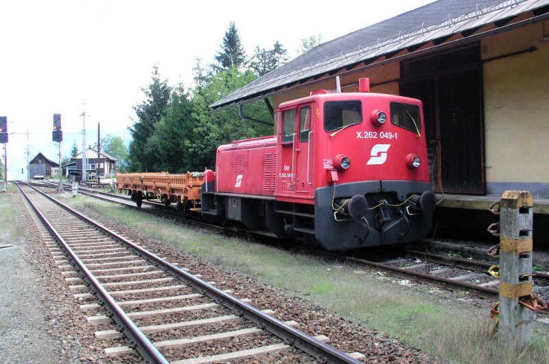 X 262 049-1 am 22-8-2006 im Bhf Kolbnitz