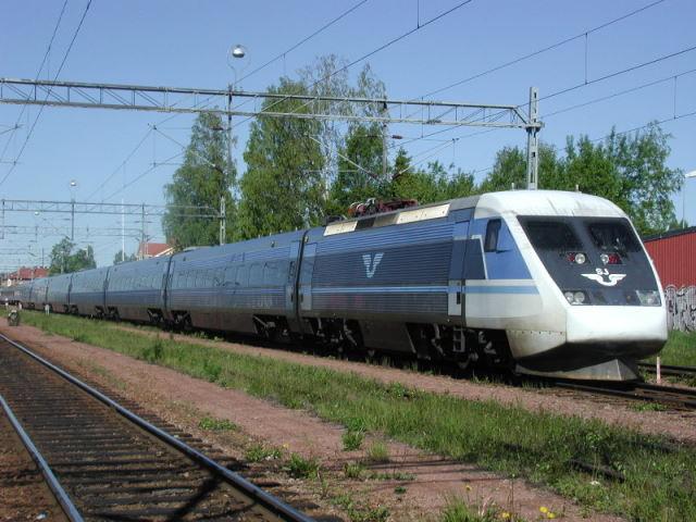 X2000 am 04.06.2001 in Mora.