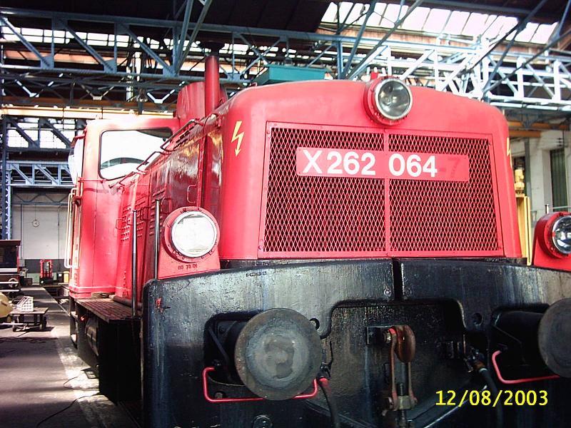 x262 in der Remise Bludenz. (Sommer 2002)