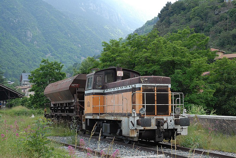 Y 7555 in Saint Dalmas de Tende. 07.07.2007