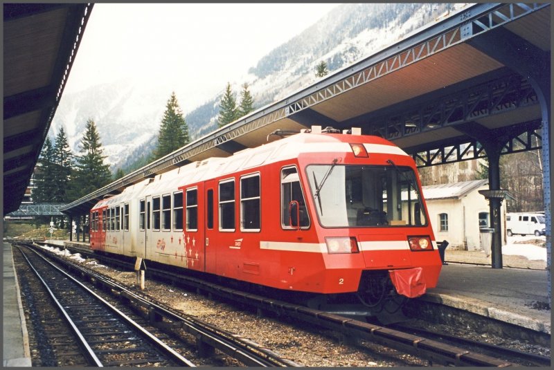 Z800 in der Skistation Chamonix am Fusse des Mont Blanc. (Archiv 05/99)