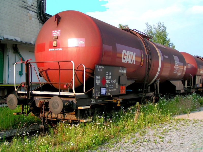 Zas(33517852915-2) wartet am Kamillen umsumten Ladegleis auf die Entleerung; 080612