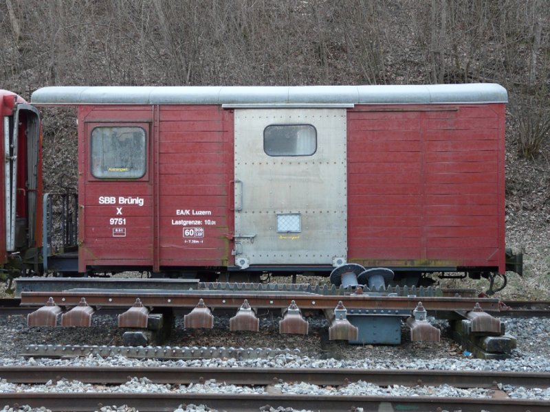 zb - Dienstwagen X 9751 Abgestellt in Giswil am 17.02.2008