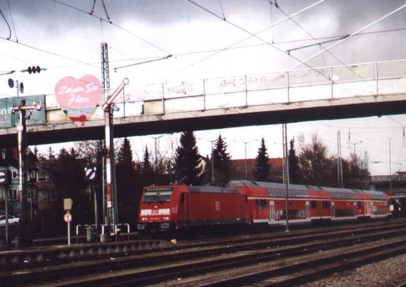  Zeigen Sie Herz , an der Schwarzwaldbahn am 10.Dezember 2006