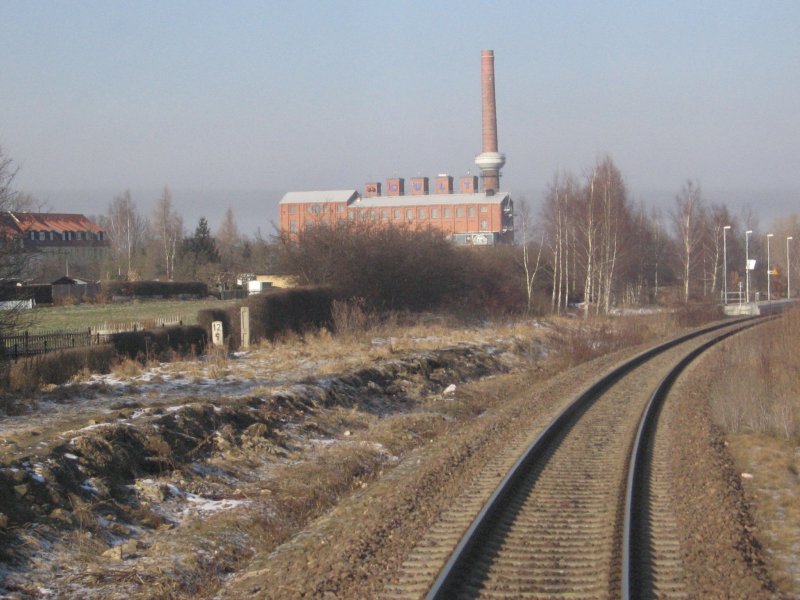  Ziegeldampflok  an der Strecke Geithain-Borna bei Leipzig