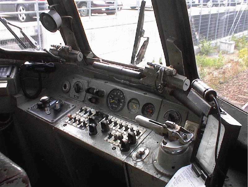 Ziemlich eng hatten es die Lokfhrer im VT 08.