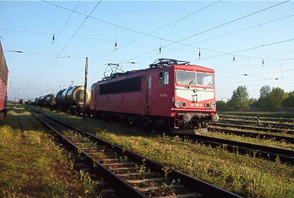 Zug 45903 bei der VEB (vereinfachte Bremsprobe)