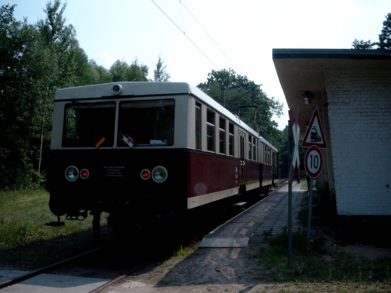 Zug in Waldsieversdorf. 3.8.03