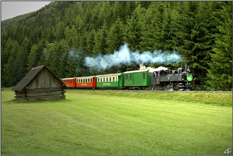 Zur Erffnung der Dampfbummelzugsaison 2009 fuhr am 23.06.2009 die STLB Dampflok BH1 von Murau nach Tamsweg. 
Einach
