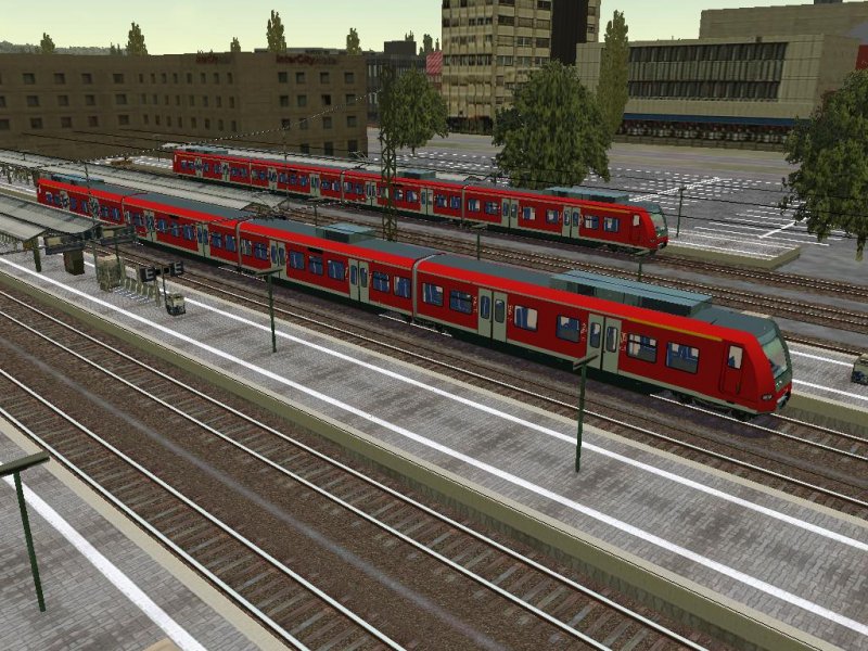 Zwei 425er im Hauptbahnhof von Ulm. Der vordere Fhrt nach Geislingen(Steige) und der hintere fhrt als RB nach Augsburg Hbf. Pro Train 3