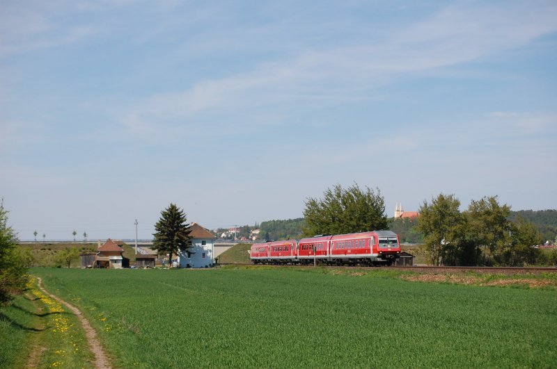 zwei 610er am 25.04.2009 bei Schwandorf