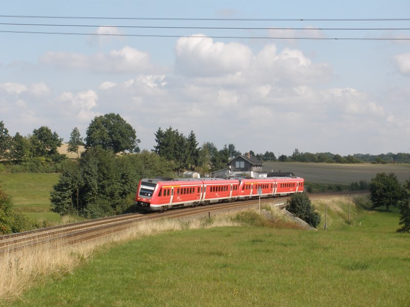 Zwei 612er bei Limbach/V.Aufgenommen am 18.09.08