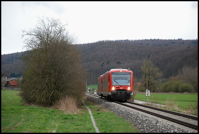 Zwei 650er auf der Fahrt nach Crailsheim. Aufgenommen am 19.04.08 bei Oberkochen.