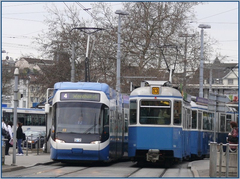 Zwei Generationen kreuzen sich in Zrich. (18.03.2008)