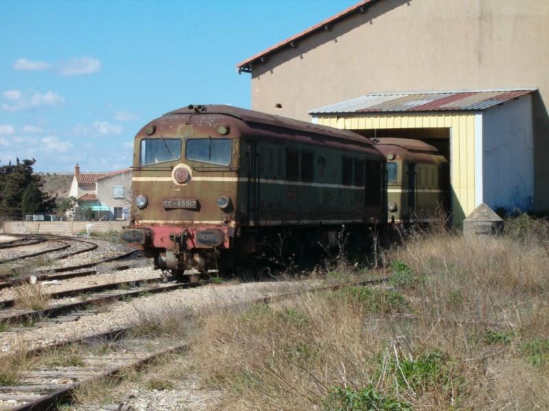 Zwei ziemlich heruntergekommene CC 6500 in Miramas.