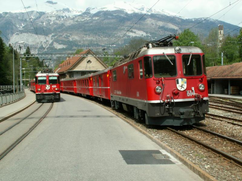 z.Zt.fahren die Zge nach Arosa von Chur-Sand (beim alten Depot)
aus ab.Die von Arosa kommenden Zge enden auch hier.02.05.06